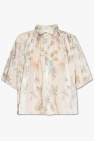 forte forte cream Floral shirt