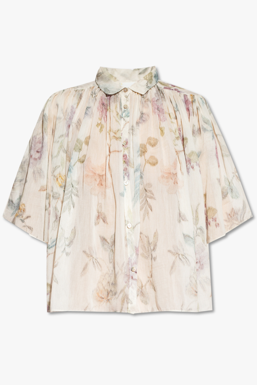 forte_forte Floral shirt