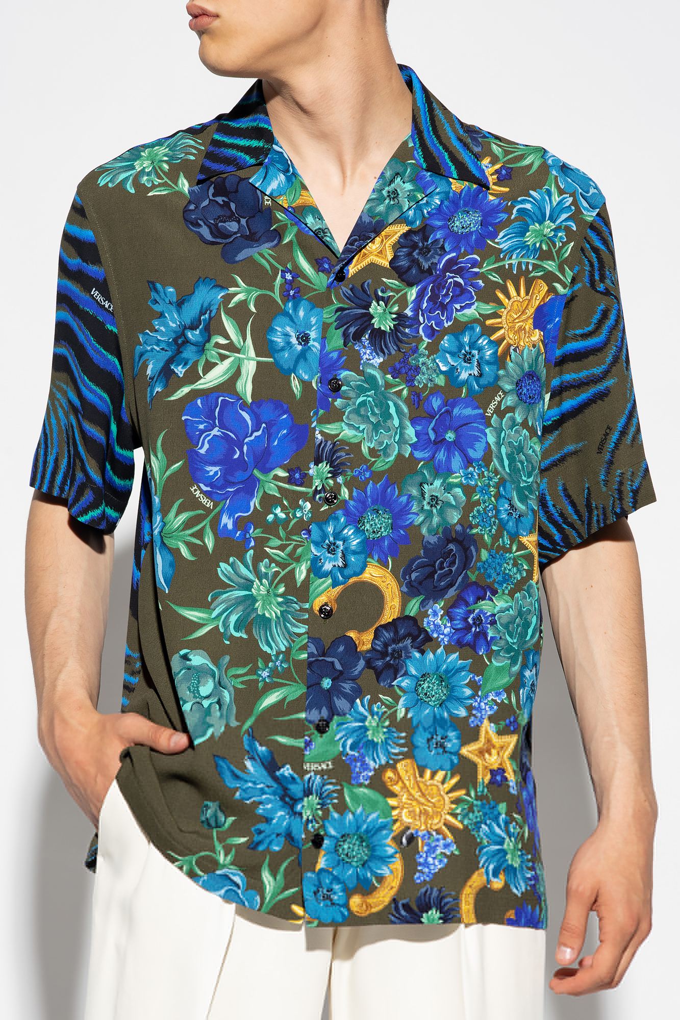 Multicolour Shirt with short sleeves Versace - Vitkac GB
