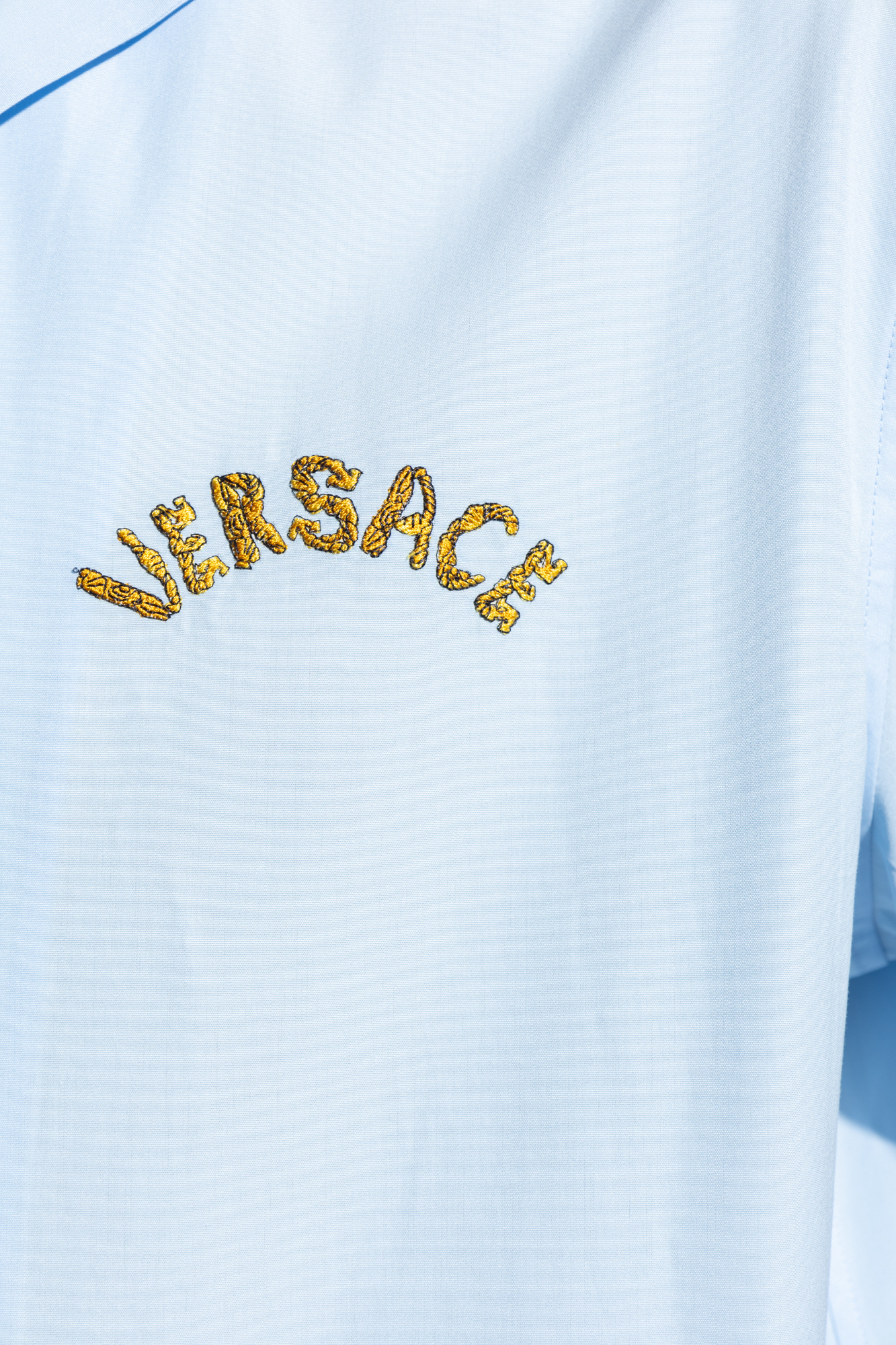 Versace The North Face Simple Dome T-shirt in blauw