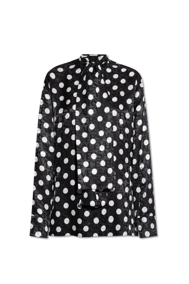 Versace Shirt with polka dot print