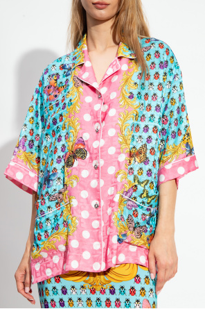Versace ‘La Vacanza’ collection patterned shirt