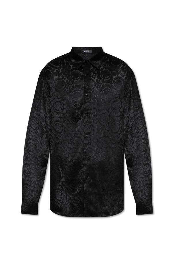 Shirt with transparent pattern od Versace
