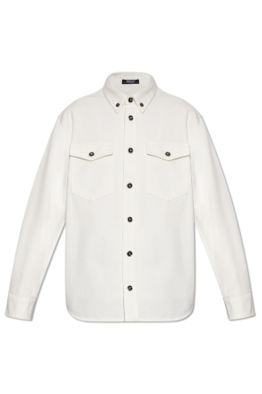 Cotton-blend Piqué Polo Shirt Mens Navy