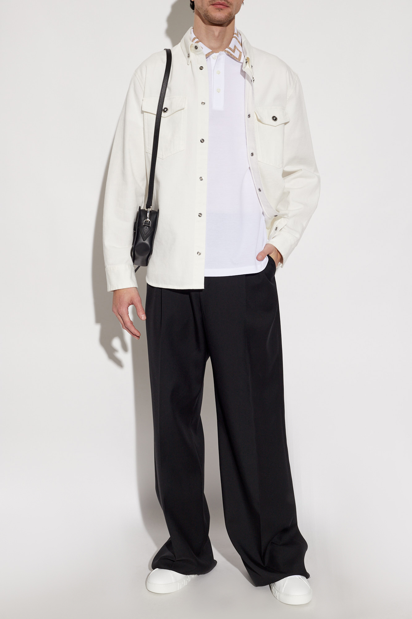 Versace Denim shirt with pockets