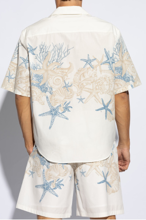 Versace Shirt with `Barocco Sea` print