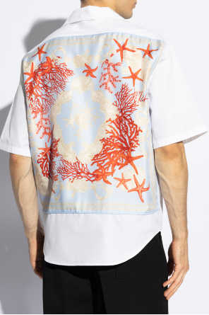 Versace Koszula ze wzorzystym tyłem