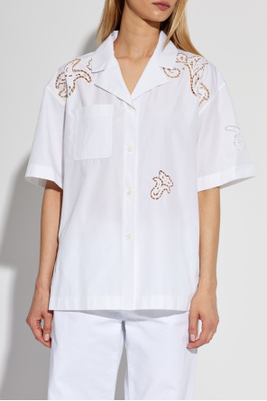 Versace Shirt with openwork pattern