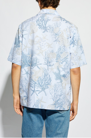 Versace Shirt with `Barocco Sea` print
