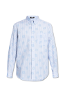 Versace light blue Patterned shirt