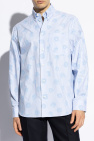 Versace light blue Patterned shirt