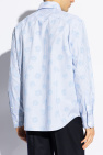 Versace light blue Patterned shirt