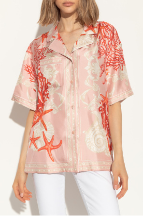 Versace Shirt with 'Barocco Sea' pattern