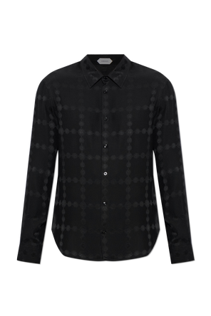 Silk shirt with Medusa head