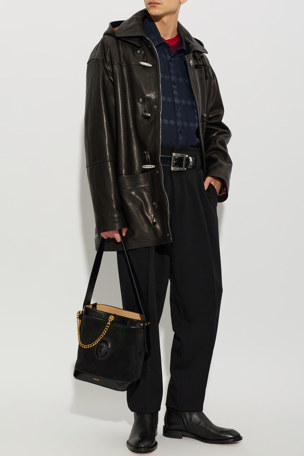 Versace Seidenhemd mit „Medusen“-Motiv