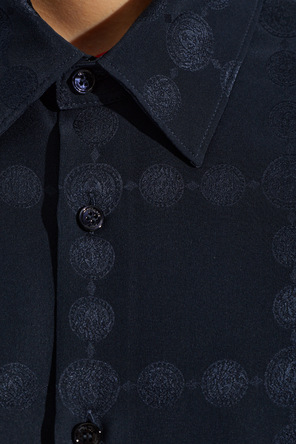 Versace Seidenhemd mit „Medusen“-Motiv