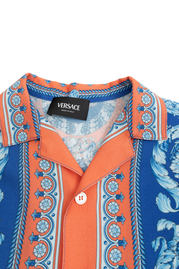 Versace Kids Patterned shirt