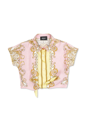 Seidenhemd mit kurzen Ärmeln