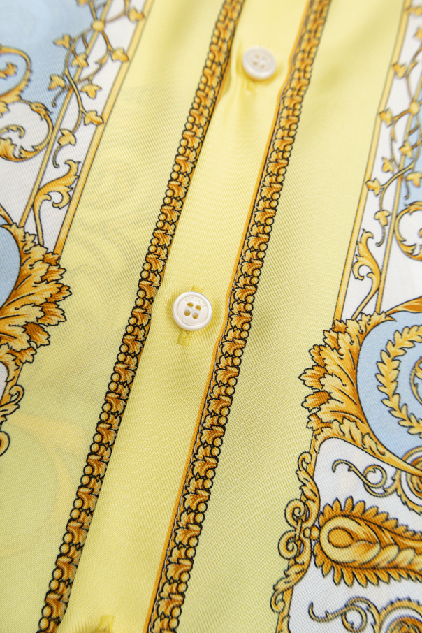 Versace Kids Silk short-sleeved shirt