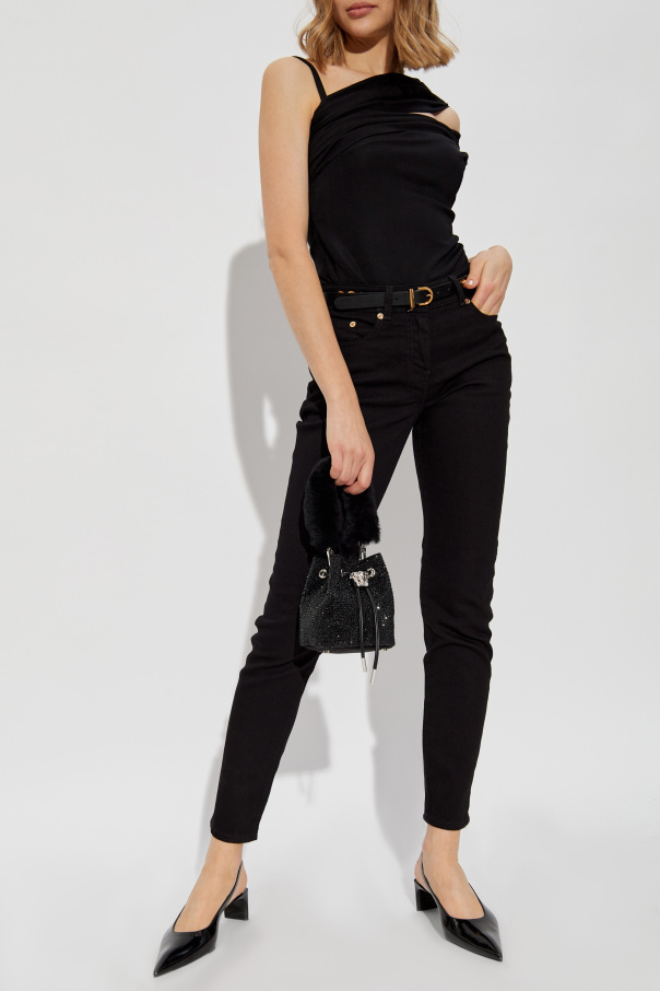 Versace Top z odkrytym ramieniem
