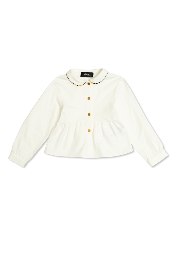 Shirt with collar od Versace Kids