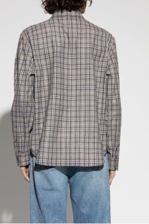 Versace Checked pattern shirt