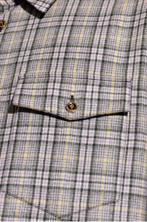 Versace Checked pattern shirt
