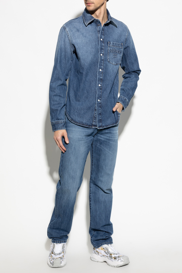 Versace Jeansowa koszula