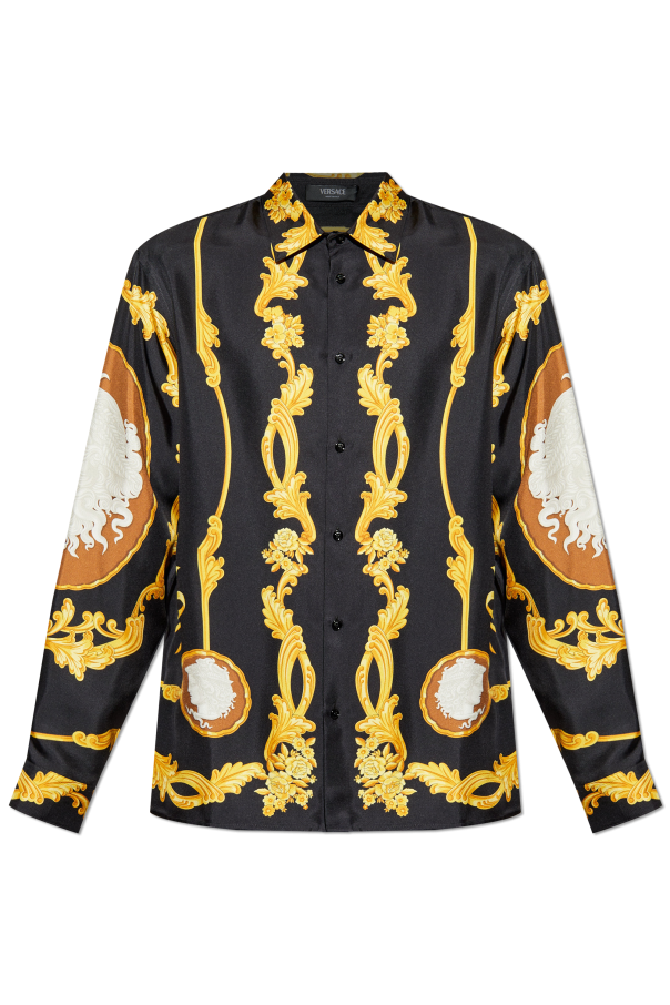 Silk shirt with Medusa Cameo print, zdjęcie 1 Silk shirt with Medusa Cameo print od Versace