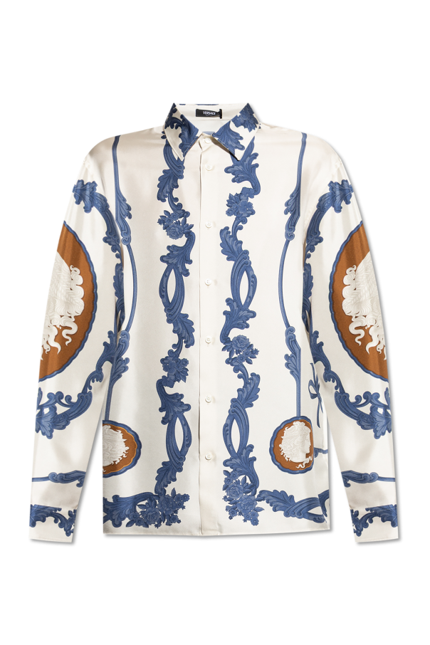 Silk shirt with Medusa Cameo print, zdjęcie 1 Silk shirt with Medusa Cameo print od Versace