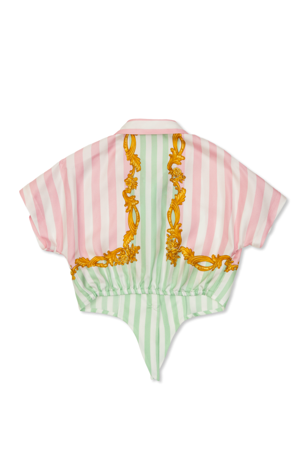 Versace Kids Seidenhemd