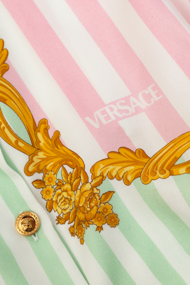 Versace Kids Seidenhemd