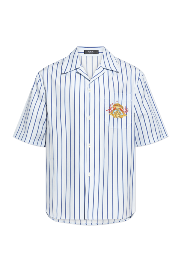Versace Striped pattern shirt