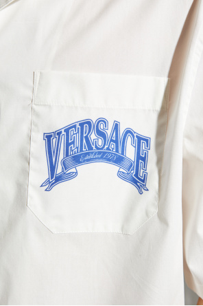 Versace Hemd mit Tasche