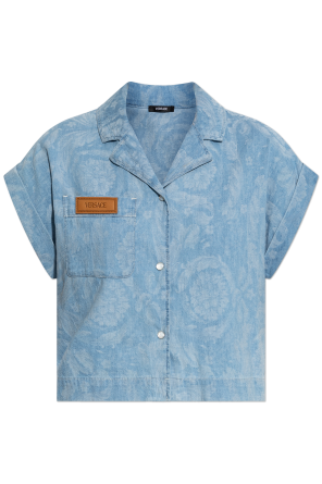 Camisa vaquera de manga corta