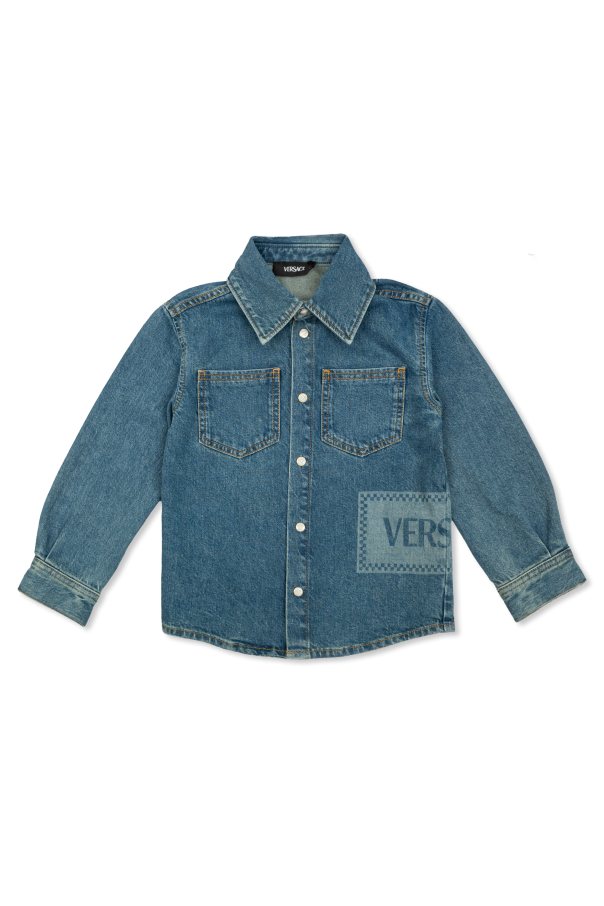 Versace Kids Denim shirt