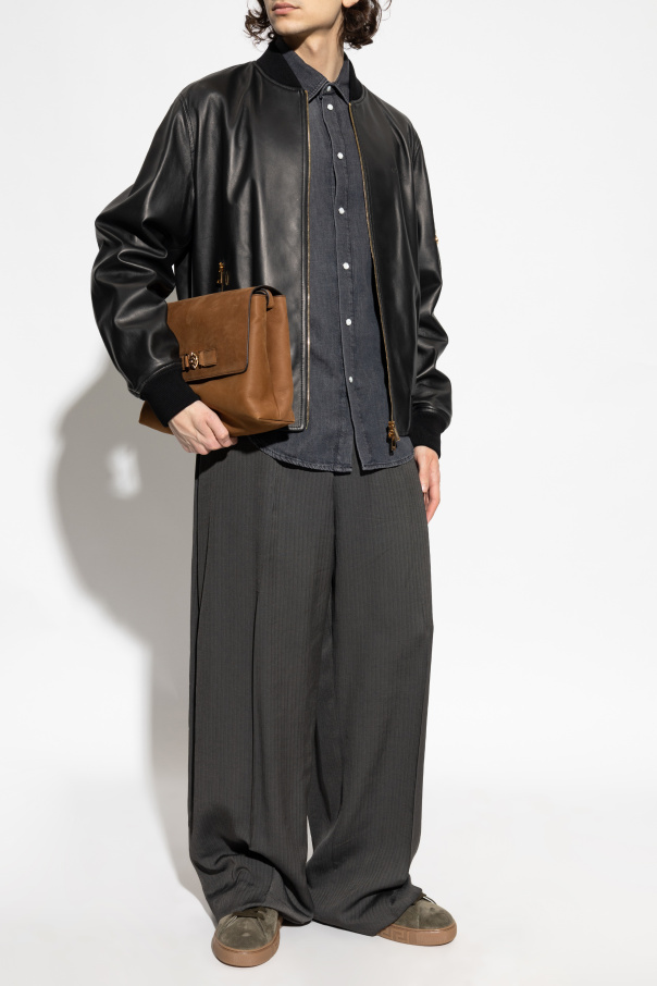 Versace Denim shirt with patch