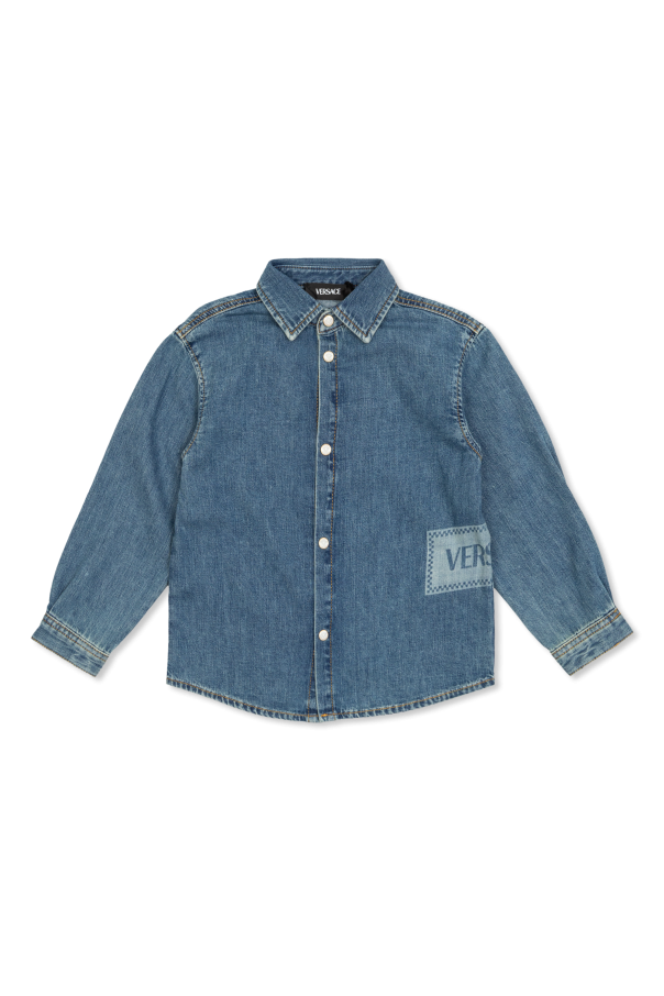 Versace Kids Denim shirt