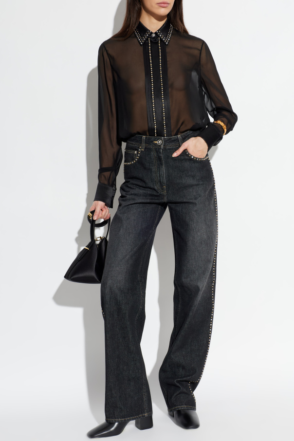 Versace Jedwabna koszula