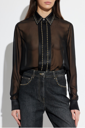 Versace Jedwabna koszula