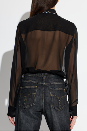 Versace Jedwabna koszula