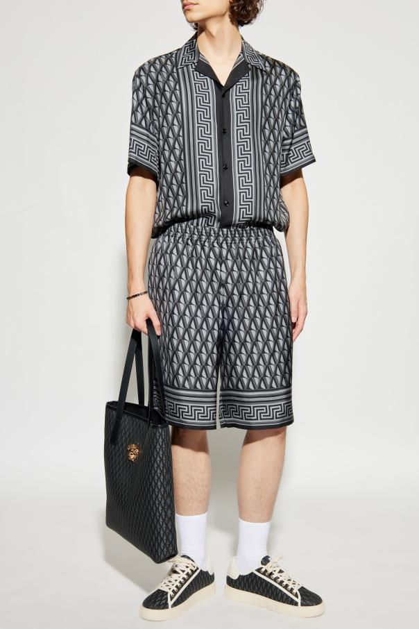 Versace Silk short-sleeve shirt