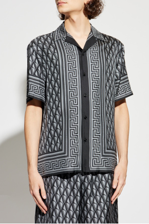 Versace Silk short-sleeve shirt