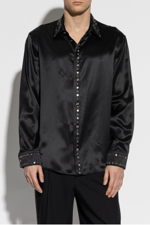 Versace Silk shirt with shimmering sequins