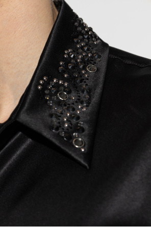 Versace Silk shirt with shimmering sequins