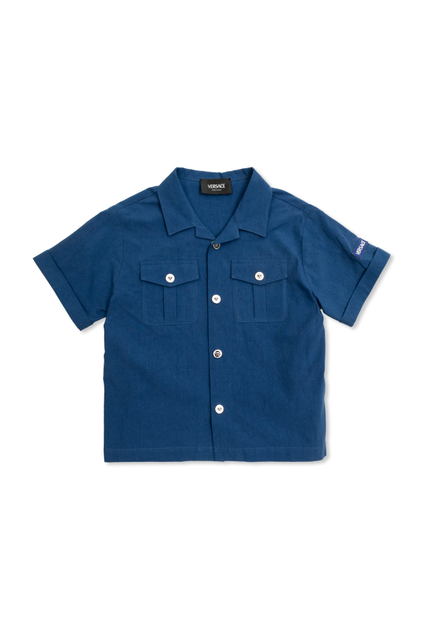 Shirt with pockets od Versace Kids