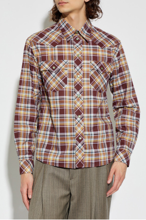 Versace Checked pattern shirt