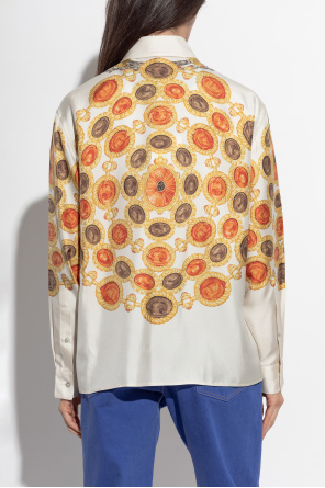 Versace Silk shirt with "The Lover" print