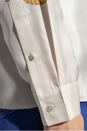 Versace Silk shirt with "The Lover" print