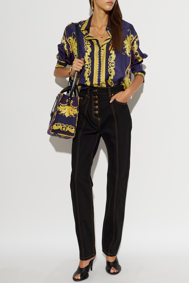 Versace Silk shirt with "New Barocco" print